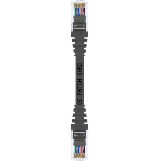 Imagem de Cabo De Rede 15 CM Patch Cord Cat6 UTP Furukawa Cinza