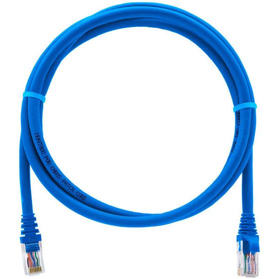 Imagem de Cabo De Rede 1,5 Metro Patch Cord Cat6 UTP Furukawa Azul