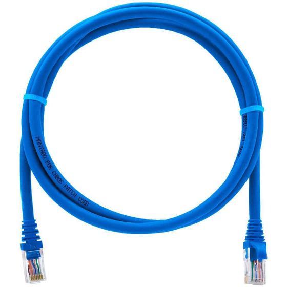 Imagem de Cabo De Rede 2 Metros Patch Cord Rj45 Cat6 100% Cobre ul