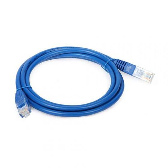 Imagem de Cabo de Rede 3 Metros para Internet RJ45 Blindado Flexível Cat6 Ethernet Lan 10208-3 Azul