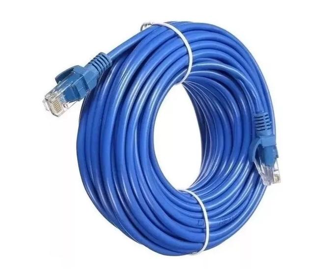 Imagem de Cabo de Rede 5 Metros P/ Internet Rj45 Anatel 5m Patch Cord
