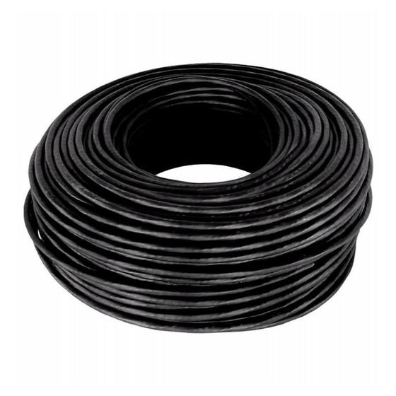 Imagem de Cabo de Rede Cat 5e MPT Interno e Externo 100 Metros U/UTP 4P X 24AWG  Preto