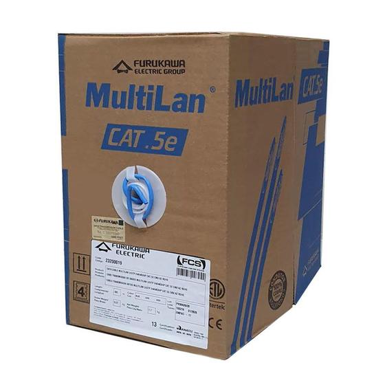 Imagem de Cabo de Rede Cat5e Multilan Azul - Furukawa