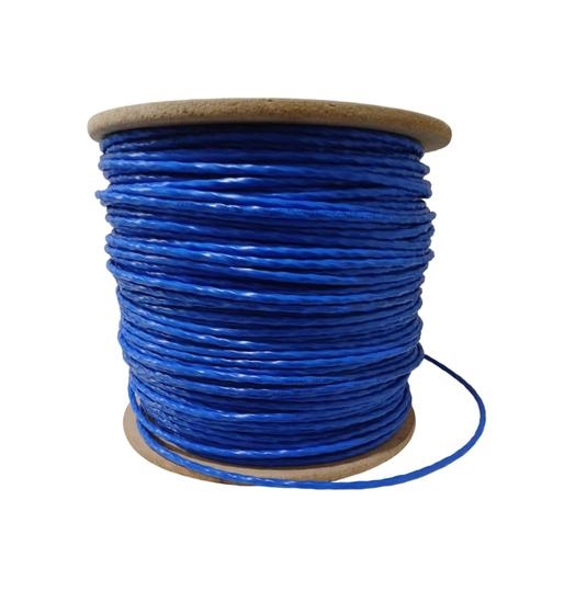 Imagem de Cabo De Rede Cat6 4 Pares Caixa Com 305m Azul 24wag E Cftv