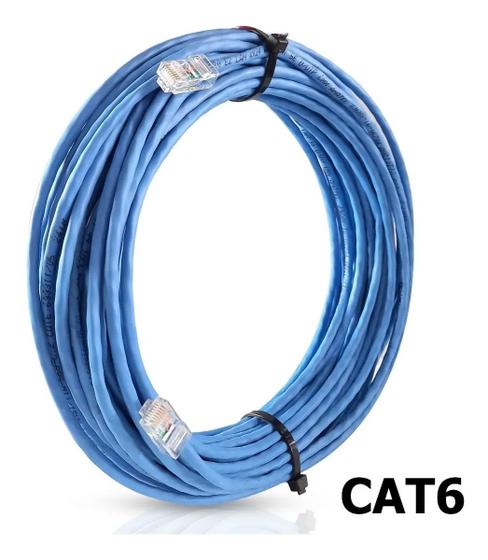 Imagem de Cabo De Rede Cat6 Gigalan 20 Metros 100% Cobre Blindado