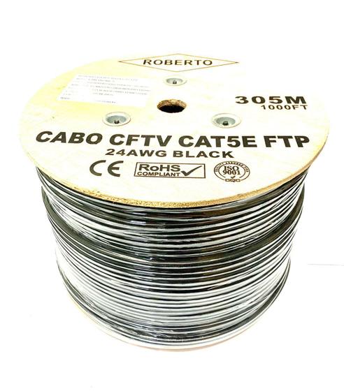 Imagem de Cabo De Rede (Cftv) Cat5 Externo Blindado 305M