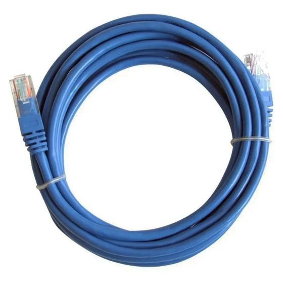 Imagem de Cabo de Rede com RJ45 UTP CAT5e 24 AWG 10 Metros Force Line