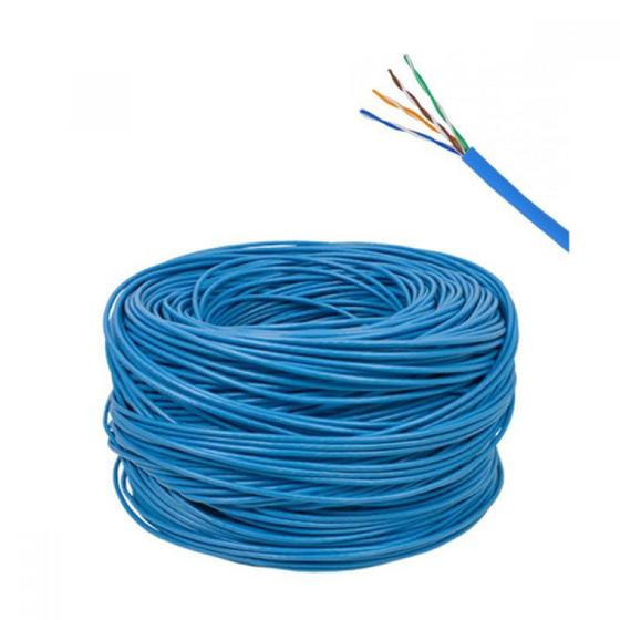 Imagem de Cabo de rede e cftv 4 pares cat5 305 metros azul infinity