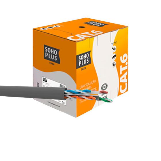 Cabo De Rede Furukawa 40 metros Sohoplus Cat6 Com Conector Rj45 Menor preço em Cabo De Rede Furukawa 40 metros Sohoplus Cat6 Com Conector Rj45