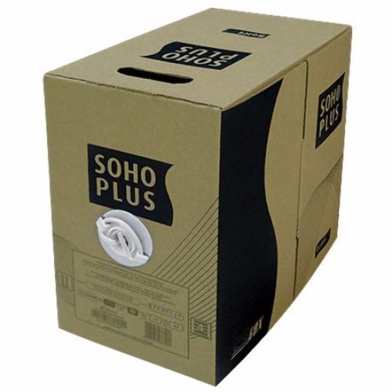 Imagem de Cabo de Rede Furukawa Sohoplus CAT5 Branco 24AWG 305 Metros CMX