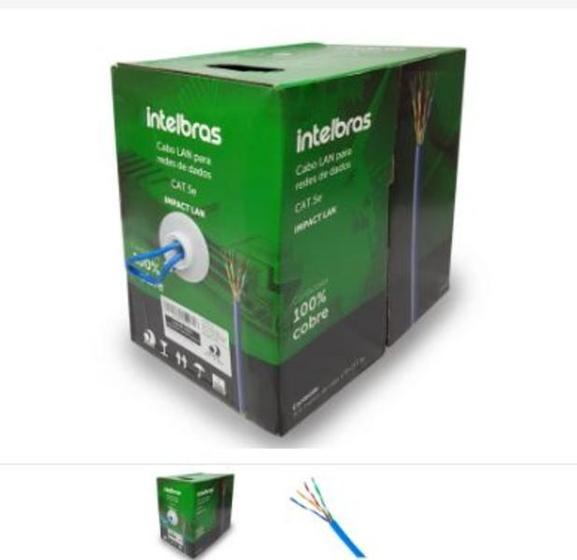 Imagem de Cabo De Rede Intelbras Inet - Caixa Com 305 Metros