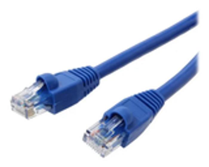 Imagem de Cabo de rede / internet / azul - 5 metros - Cat5e // pronto para uso + NF