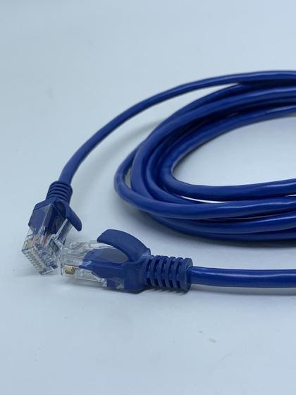 Imagem de Cabo de Rede LAN Ethernet RJ45 3 5 10 e 20  Metros Montado