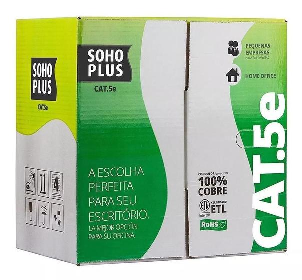 Imagem de Cabo de Rede LAN Furukawa SohoPlus ul Cat5e 24AWG CMX 305m