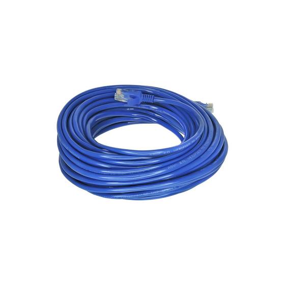 Imagem de Cabo de Rede Para Internet Grande Rj45 Azul 30 Metros