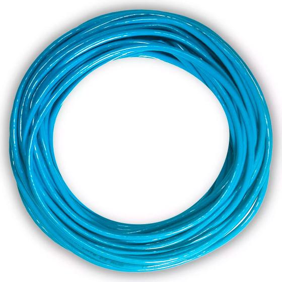 Imagem de Cabo De Rede Patch Cord 20 Metros CAT6 100% Cobre Azul Ethernet Lan Utp