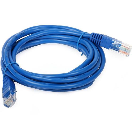 Imagem de Cabo de Rede Patch Cord CAT.6 MD9, 5m, Azul - 7515