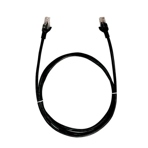 Cabo de Rede Patch Cord CAT.6 Plus Cable,2.5m, Preto - PC-ETH6U25BK Imagem de Cabo de Rede Patch Cord CAT.6 Plus Cable,2.5m, Preto - PC-ETH6U25BK