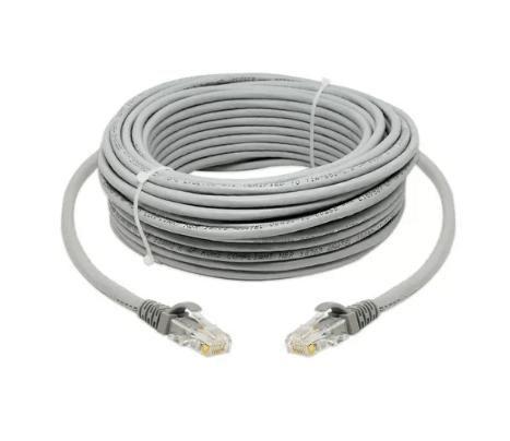 Imagem de Cabo De Rede Patch Cord Cat 6e 30mt Cinza - Itblue - Le-317