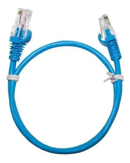 Imagem de Cabo De Rede Patch Cord Cat5E 1 M Crimpado Conector X-Cell