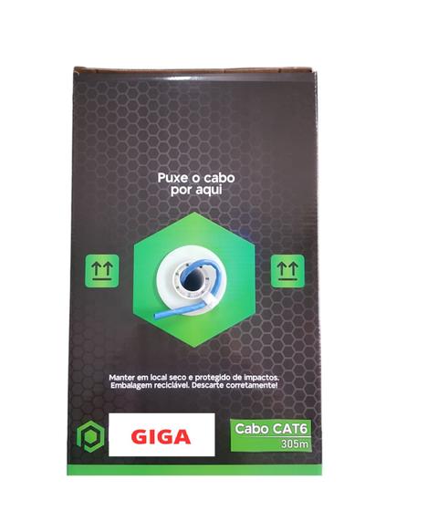 Imagem de Cabo De Rede Patch Cord Cat6 150 Metros Cat6+100 Rj Blindado