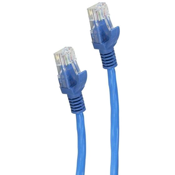 Imagem de Cabo de Rede PATCH CORD CAT6/UTP 5M. Azul