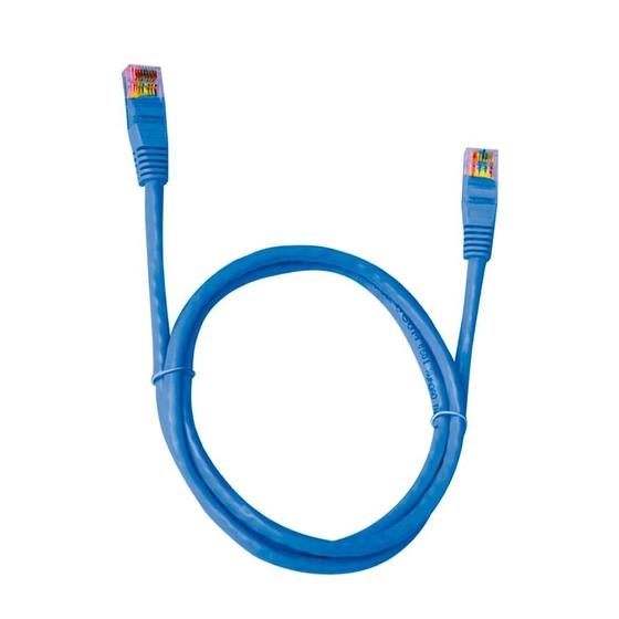 Imagem de Cabo de Rede Plus Cable Patch Cord, CAT.5E, 10M, Azul - PC-ETHU100BL