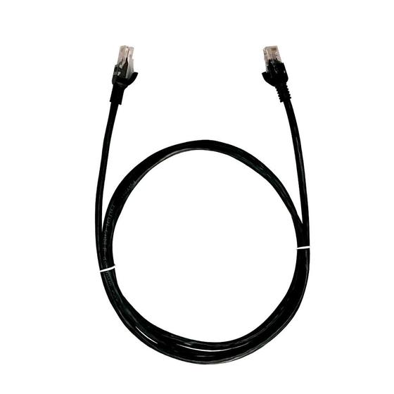 Cabo de Rede Plus Cable Patch Cord, CAT.5E, 5M, Preto - PC-ETHU50BK Menor preço em Cabo de Rede Plus Cable Patch Cord, CAT.5E, 5M, Preto - PC-ETHU50BK