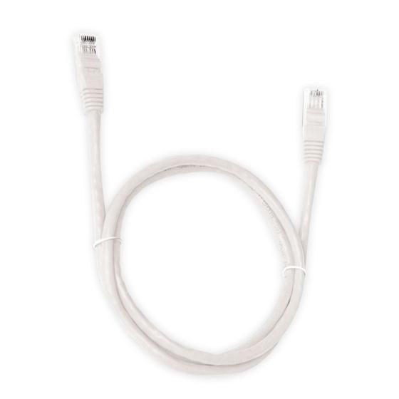 Imagem de Cabo de Rede Plus Cable Patch Cord CAT6E RJ45 5 Metros Branco