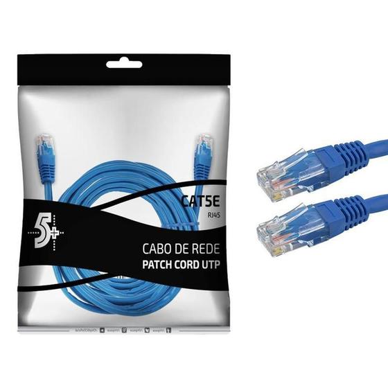 Imagem de Cabo de Rede RJ45 Patch INFO - Patch Cord CAT5E UTP 15M