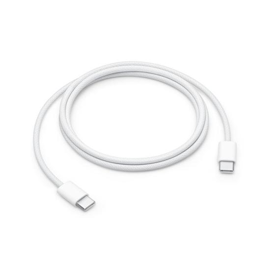 Imagem de Cabo de USB-C para USB-C 60W 1,3 Metro Branco Almeida Cruz