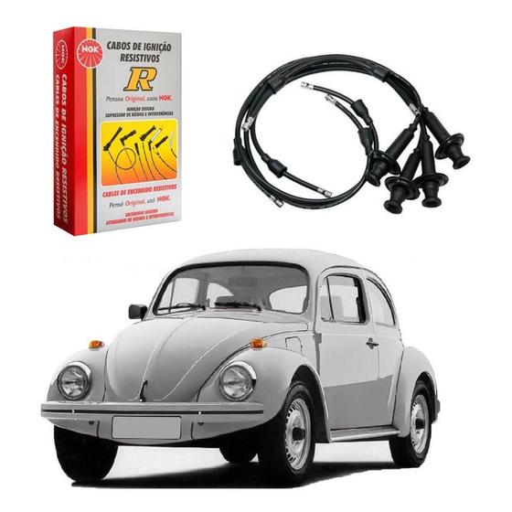 Imagem de Cabo De Vela Ngk Fusca 1200 1300 1500 1600 1974 A 1983