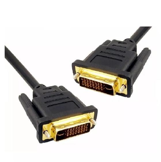 Imagem de Cabo de Video Dvi-D x Dvi-D 24+1 Dual Link Com Filtro - 1.5 Mts