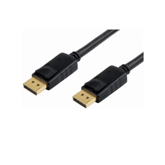 Imagem de Cabo Displayport 1.1 MD9 Macho 1,8M Com Trava Preto - 5702