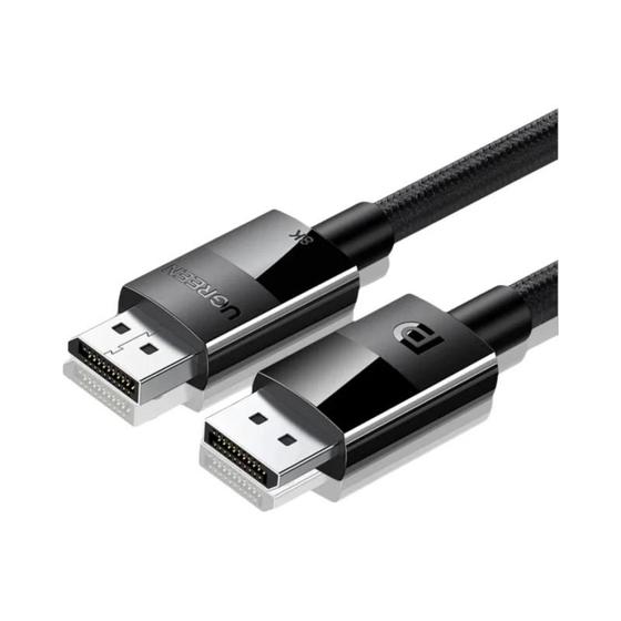 Cabo DisplayPort 1.4 8K 32.4Gbps Ugreen - Para TV, PC, Gaming, Monitor e Projetor (4K 144Hz/165Hz) Menor preço em Cabo DisplayPort 1.4 8K 32.4Gbps Ugreen - Para TV, PC, Gaming, Monitor e Projetor (4K 144Hz/165Hz)
