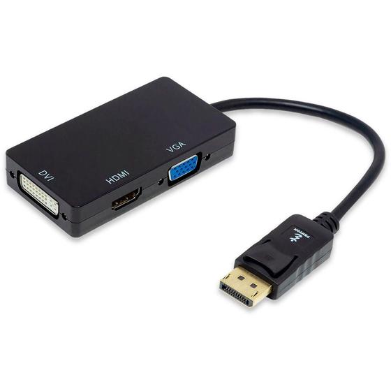 Imagem de Cabo Displayport 3 Em 1 Dvi vga HDMI