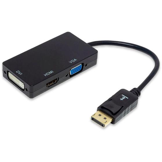 Imagem de Cabo Displayport 3 Em 1 Dvi vga HDMI