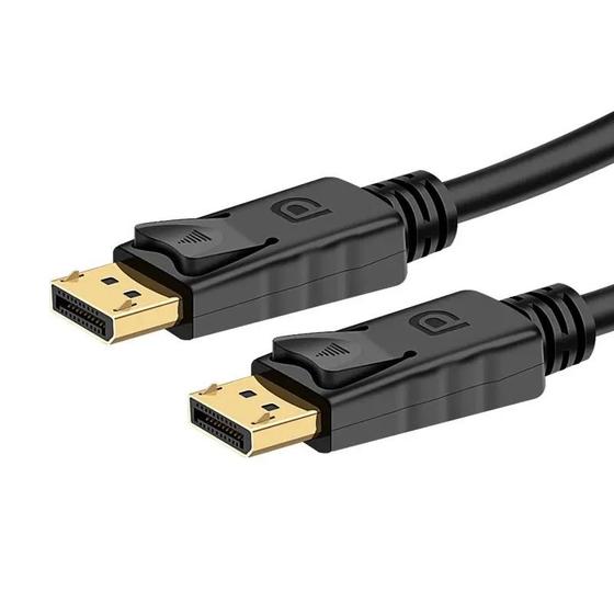 Imagem de Cabo DisplayPort (DP) para Áudio e Vídeo - Adaptador para TV Box, Laptop e Jogos