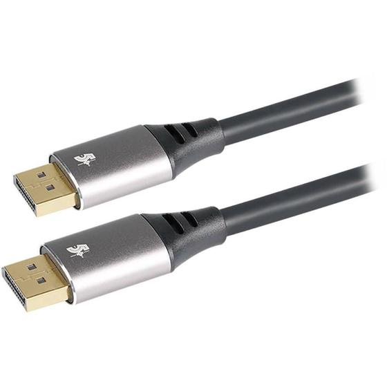 Imagem de Cabo Displayport M + Displayport M 1.4 Hbr 8k C/ Trava 1.8m