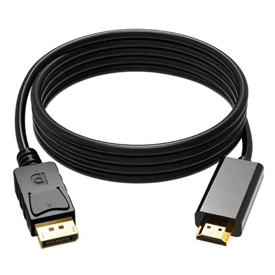 Imagem de Cabo Displayport Macho Para HDMI 2.0 Macho 1.8m