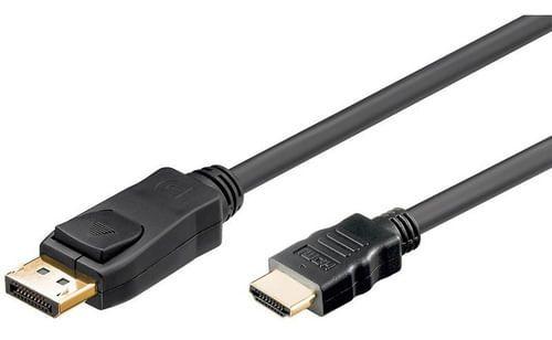 Cabo Displayport Macho x HDMI Macho Preto 1,80 Metros Menor preço em Cabo Displayport Macho x HDMI Macho Preto 1,80 Metros