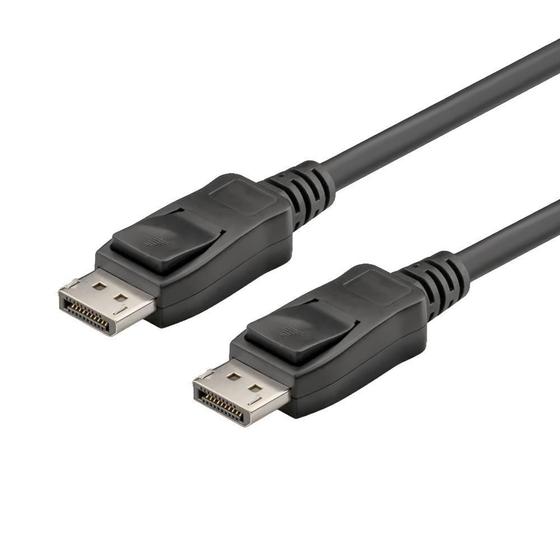 Imagem de Cabo Displayport Macho x Macho 4K 1,80 Metros