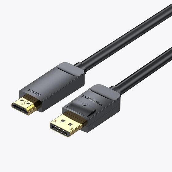 Imagem de Cabo Displayport Para Hdmi Vention Hagbj 5m 4k Full Hd