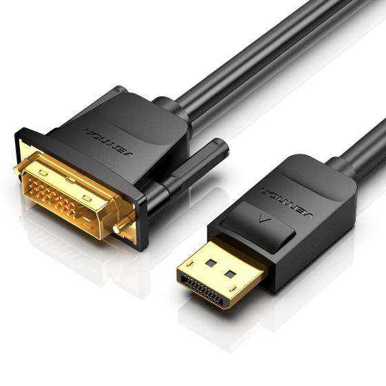 Imagem de Cabo Dp Displayport Para Dvi (24+1) DVI-D 1 Metro Vention