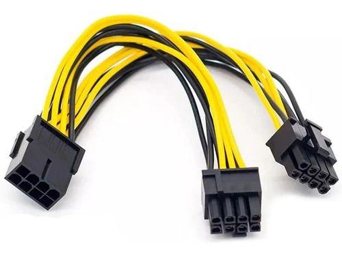 Imagem de Cabo duplicador pci-express 8 pinos p/ 2 de 8 Pinos Mineração