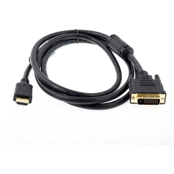 Imagem de Cabo Dvi X Hdmi Conversor Hdmi Macho X Dvi Macho 1,80 Metros