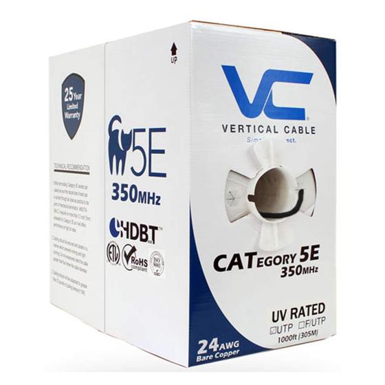 Cabo Ethernet Cabo vertical Cat5e 350Mhz UTP 1000 pés - VC VERTICAL ...