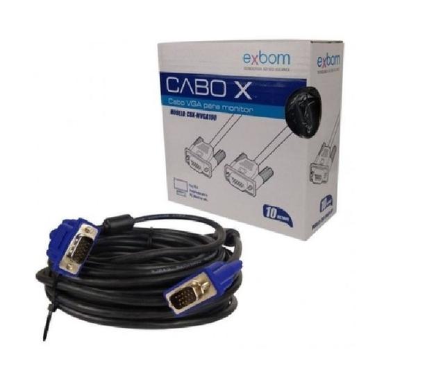 Imagem de Cabo Exbom Vga 10.0 M Com Filtro Cbx-Mvga100