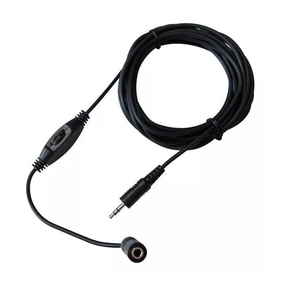 Cabo Extensão P2 Stereo 4,0 Metros Com Volume Menor preço em Cabo Extensão P2 Stereo 4,0 Metros Com Volume