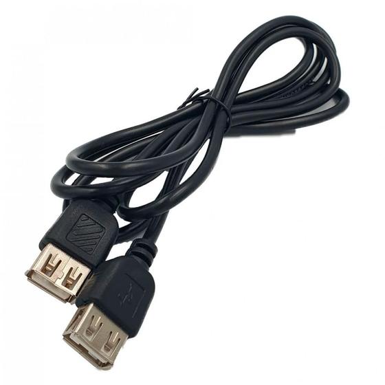 Cabo Extensão Usb 2.0 Extensor 2 Metros Fêmea x Fêmea Menor preço em Cabo Extensão Usb 2.0 Extensor 2 Metros Fêmea x Fêmea